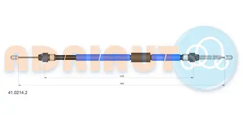 жило за ръчна спирачка ADRIAUTO 41.0214.2