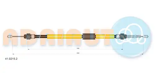 жило за ръчна спирачка ADRIAUTO 41.0215.2