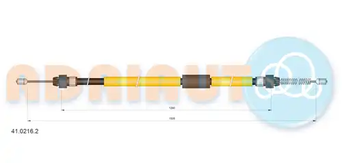 жило за ръчна спирачка ADRIAUTO 41.0216.2