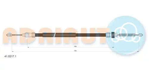 жило за ръчна спирачка ADRIAUTO 41.0217.1