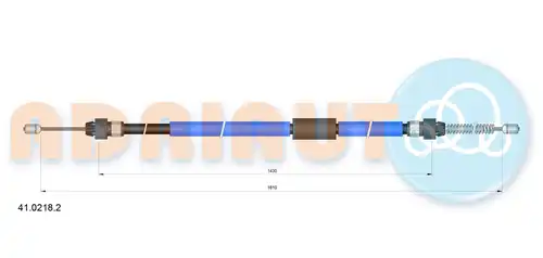 жило за ръчна спирачка ADRIAUTO 41.0218.2