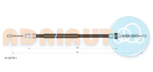 жило за ръчна спирачка ADRIAUTO 41.0219.1
