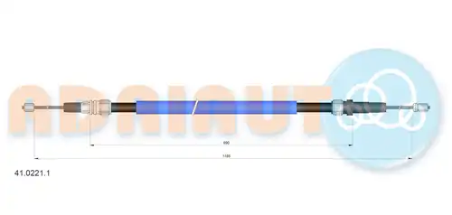 жило за ръчна спирачка ADRIAUTO 41.0221.1