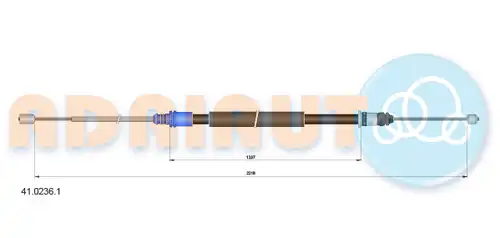 жило за ръчна спирачка ADRIAUTO 41.0236.1