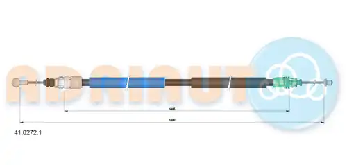 жило за ръчна спирачка ADRIAUTO 41.0272.1