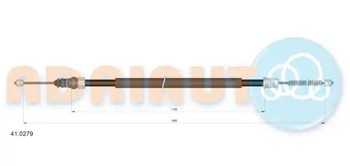 жило за ръчна спирачка ADRIAUTO 41.0279