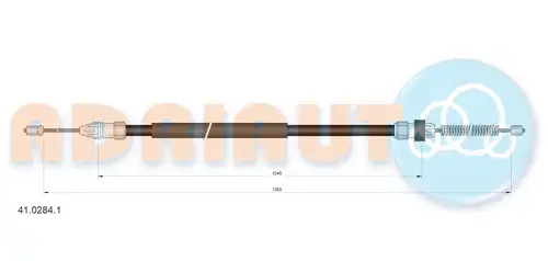 жило за ръчна спирачка ADRIAUTO 41.0284.1