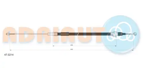 жило за ръчна спирачка ADRIAUTO 47.0214