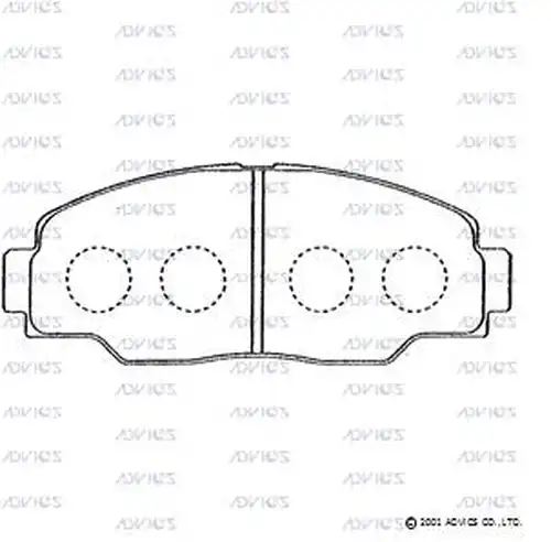 накладки ADVICS SN650