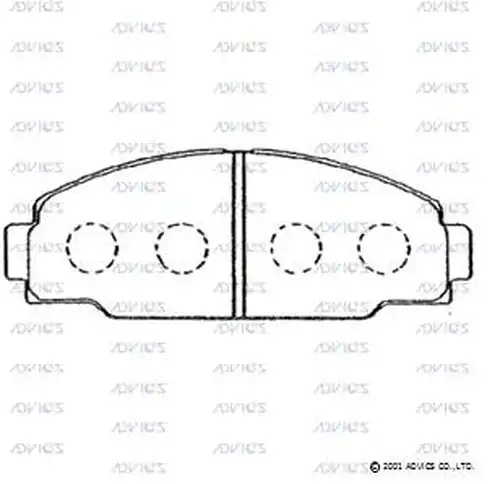 накладки ADVICS SN823