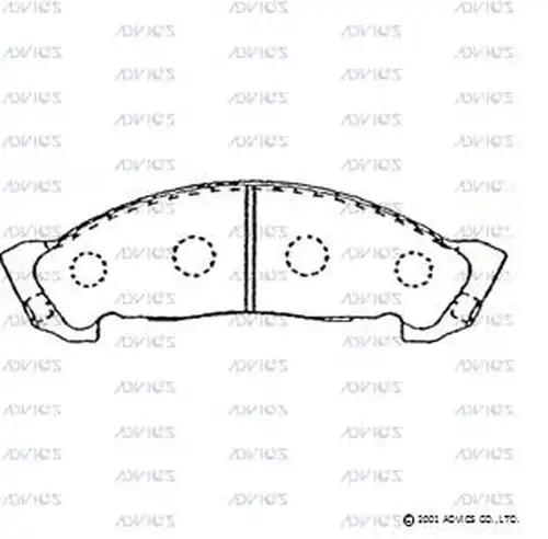 накладки ADVICS SN888