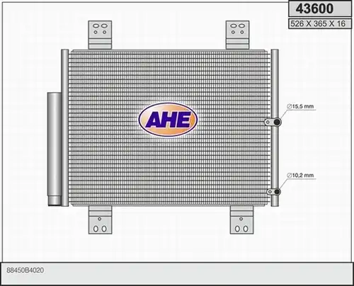 кондензатор, климатизация AHE 43600