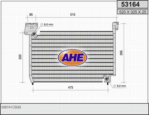 кондензатор, климатизация AHE 53164