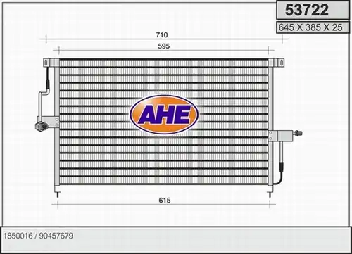 кондензатор, климатизация AHE 53722