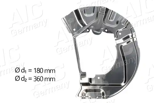 предпазна пластина, спирачни дискове AIC 55502