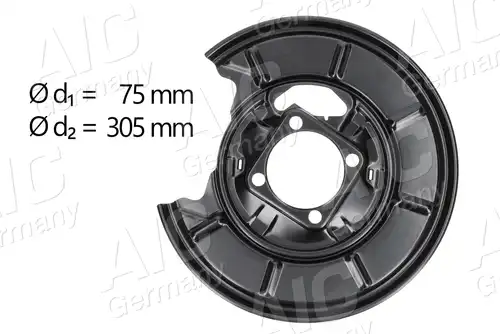 предпазна пластина, спирачни дискове AIC 55685