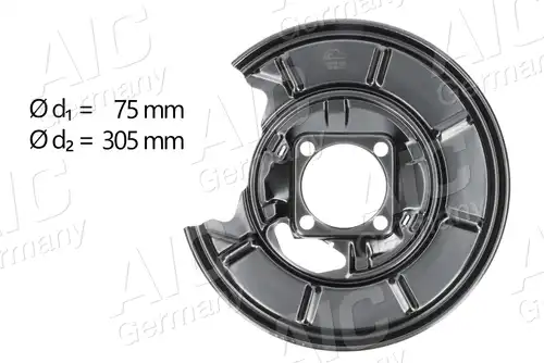 предпазна пластина, спирачни дискове AIC 55686