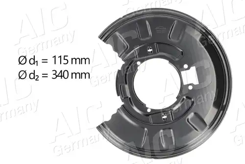 предпазна пластина, спирачни дискове AIC 55911