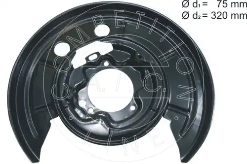 предпазна пластина, спирачни дискове AIC 56431