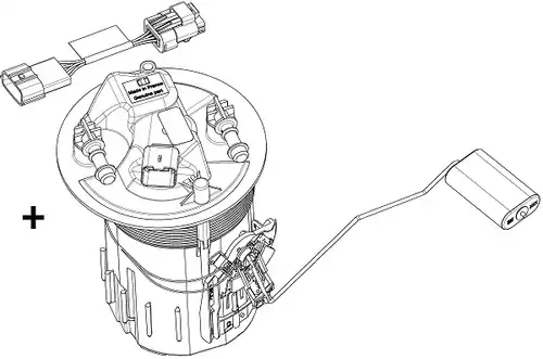 горивопроводен елемент (горивна помпа+сонда) AIS AIS00135