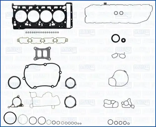 пълен комплект гарнитури, двигател AJUSA 50393200