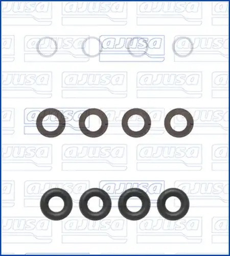 комплект гарнитури, впръскваща дюза AJUSA 77035000