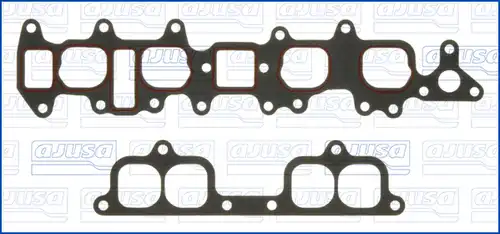 комплект гарнитури, всмукателен колектор AJUSA 77075300