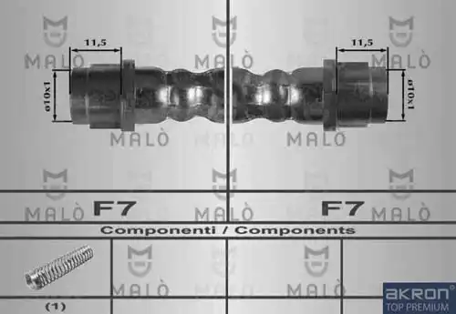 спирачен маркуч AKRON-MALÒ 80592