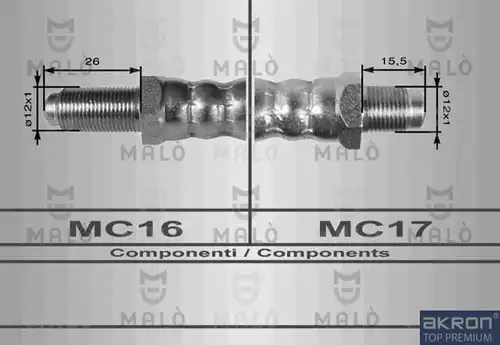 маркуч за съединителя AKRON-MALÒ 8151