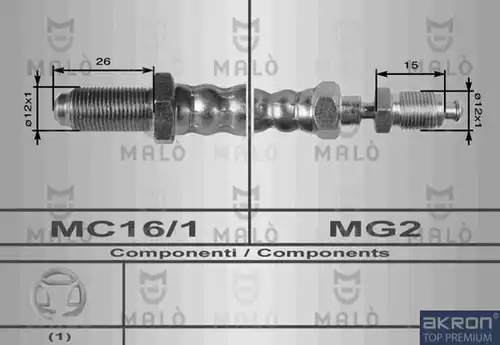 маркуч за съединителя AKRON-MALÒ 8438