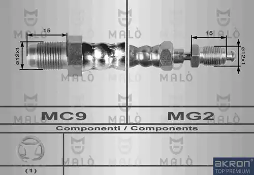 маркуч за съединителя AKRON-MALÒ 8439