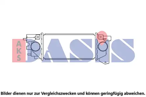 интеркулер (охладител за въздуха на турбината) AKS DASIS 027008N