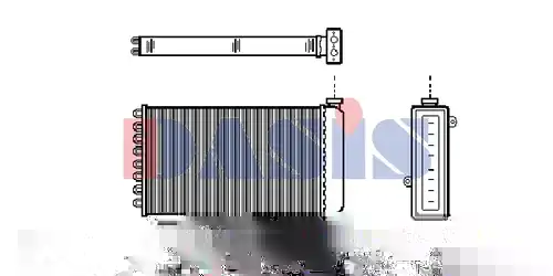 топлообменник, отопление на вътрешното пространство AKS DASIS 029100N