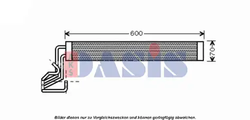 маслен радиатор, двигателно масло AKS DASIS 046001N