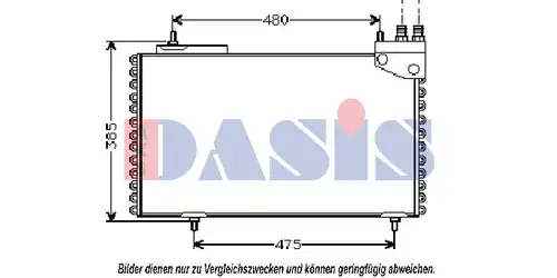 кондензатор, климатизация AKS DASIS 062000N