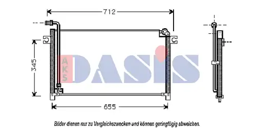 кондензатор, климатизация AKS DASIS 072006N