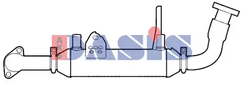 Охладител, ЕГР система AKS DASIS 080126N