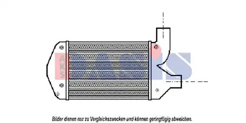 интеркулер (охладител за въздуха на турбината) AKS DASIS 087090N