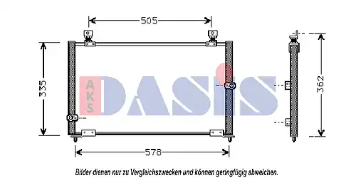 кондензатор, климатизация AKS DASIS 102000N