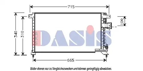 кондензатор, климатизация AKS DASIS 102020N