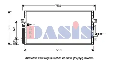 кондензатор, климатизация AKS DASIS 102040N