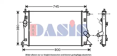 воден радиатор AKS DASIS 110056N