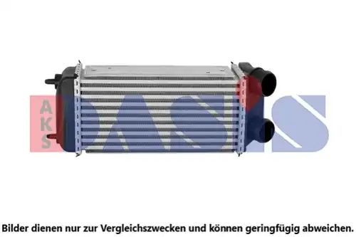 интеркулер (охладител за въздуха на турбината) AKS DASIS 167005N