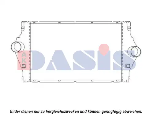 интеркулер (охладител за въздуха на турбината) AKS DASIS 187001N