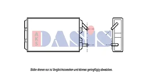топлообменник, отопление на вътрешното пространство AKS DASIS 229080N