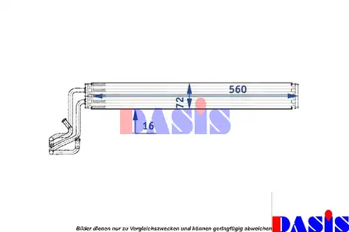 маслен радиатор, двигателно масло AKS DASIS 486002N