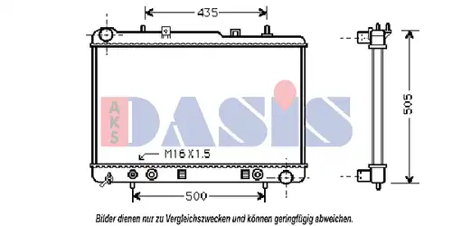 воден радиатор AKS DASIS 510012N