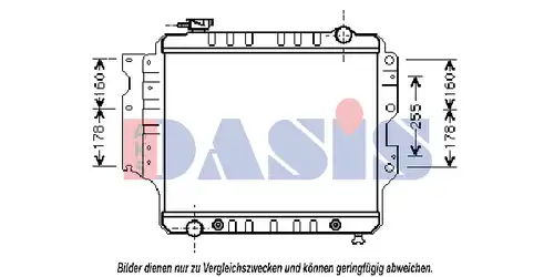 воден радиатор AKS DASIS 520032N