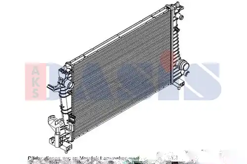 воден радиатор AKS DASIS 520139N