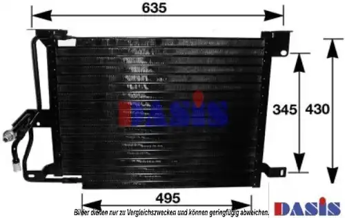 кондензатор, климатизация AKS DASIS 522630N